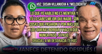 Susan Villanueva revela audios de Melcochita tras denunciar abusos en su infancia: “Para mí es una burla”. Captura: Magaly TV La Firme.