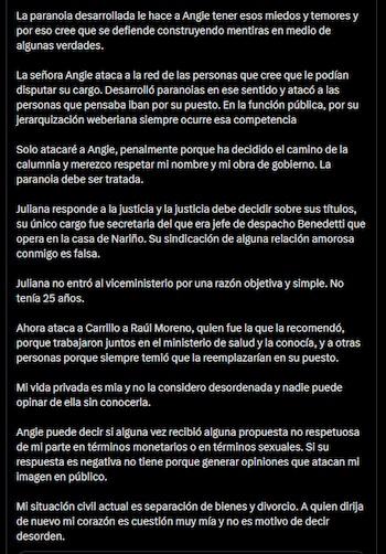 Gustavo Petro - crédito @petrogustavo/X