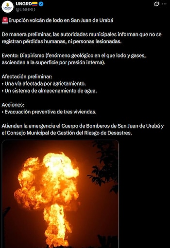 La Ungrd confirmó que el