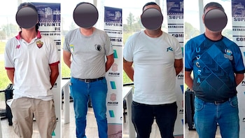 Los sindicalistas detenidos