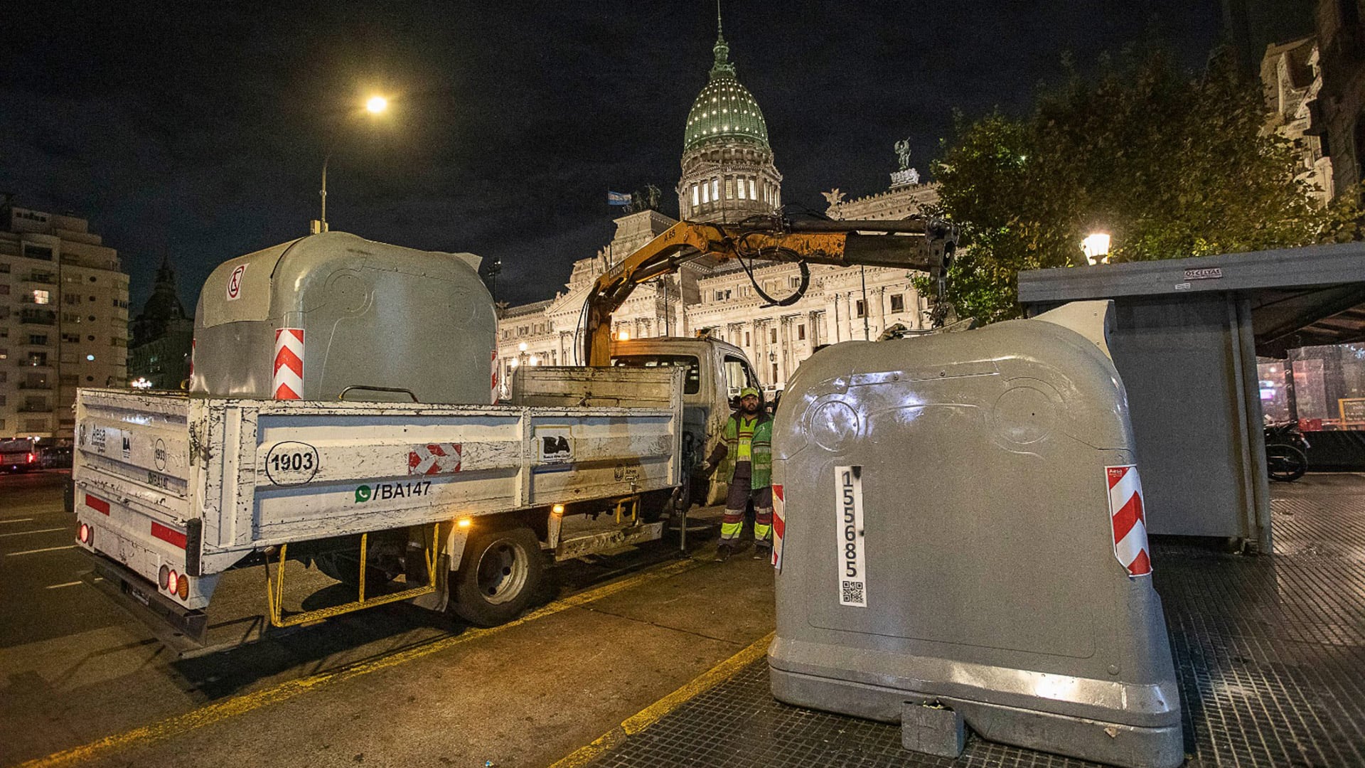 El operativo se realizó durante la noche de este martes.