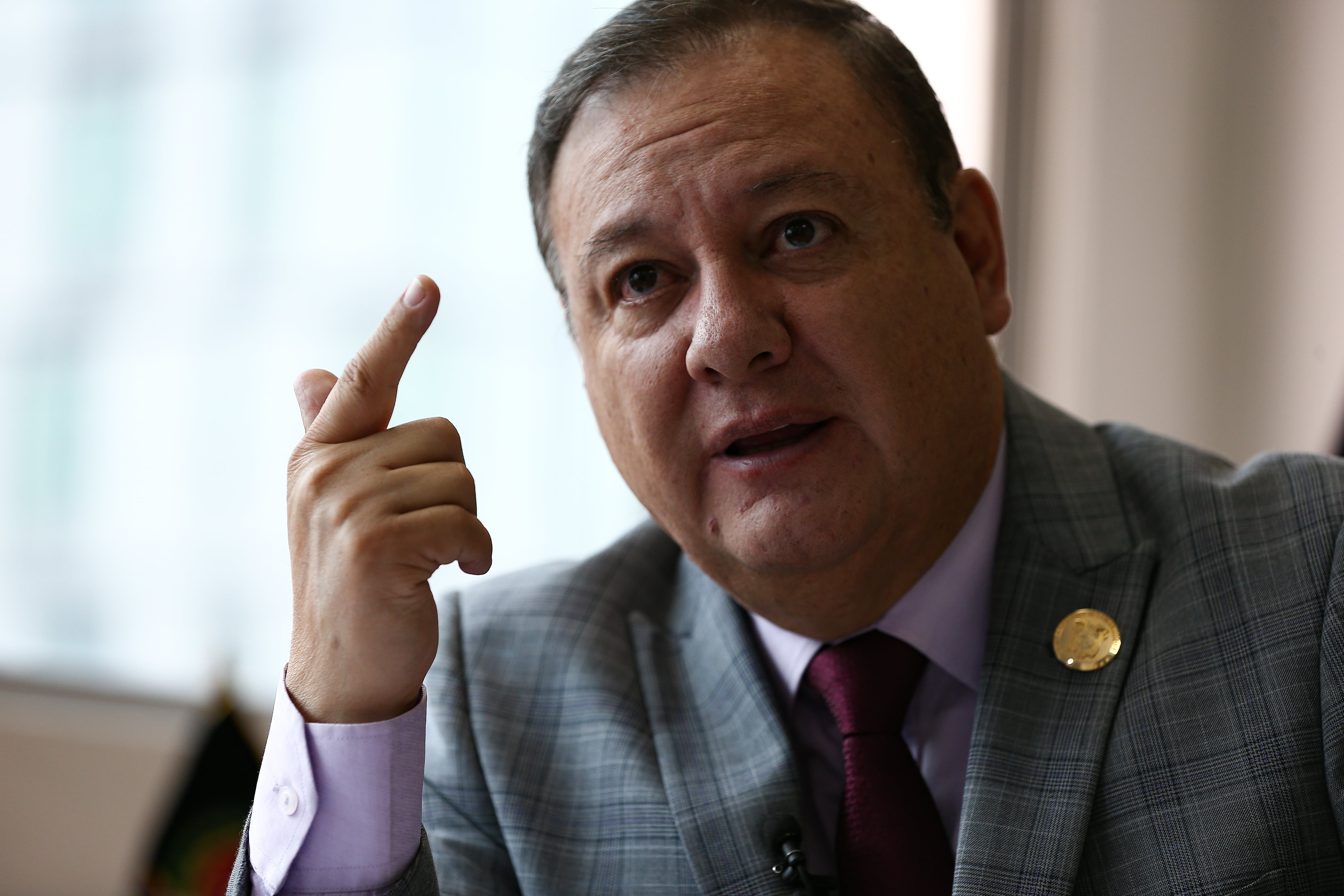 Foto de archivo del exministro del Interior de Ecuador, Juan Zapata. EFE/ José Jácome