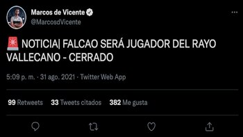 Periodista deportivo, Marcos de Vicente,