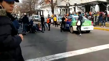 Una imagen de los incidentes