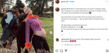 Post en Instagram de Greeicy.