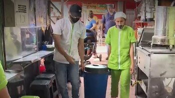 Comerciantes de la Plaza minorista