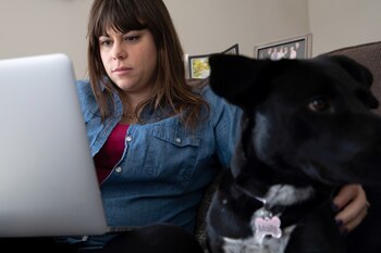 “Tener un perro en el lugar de trabajo reduce el nivel de estrés y puede impactar de forma positiva en el clima laboral general” (Reuters)