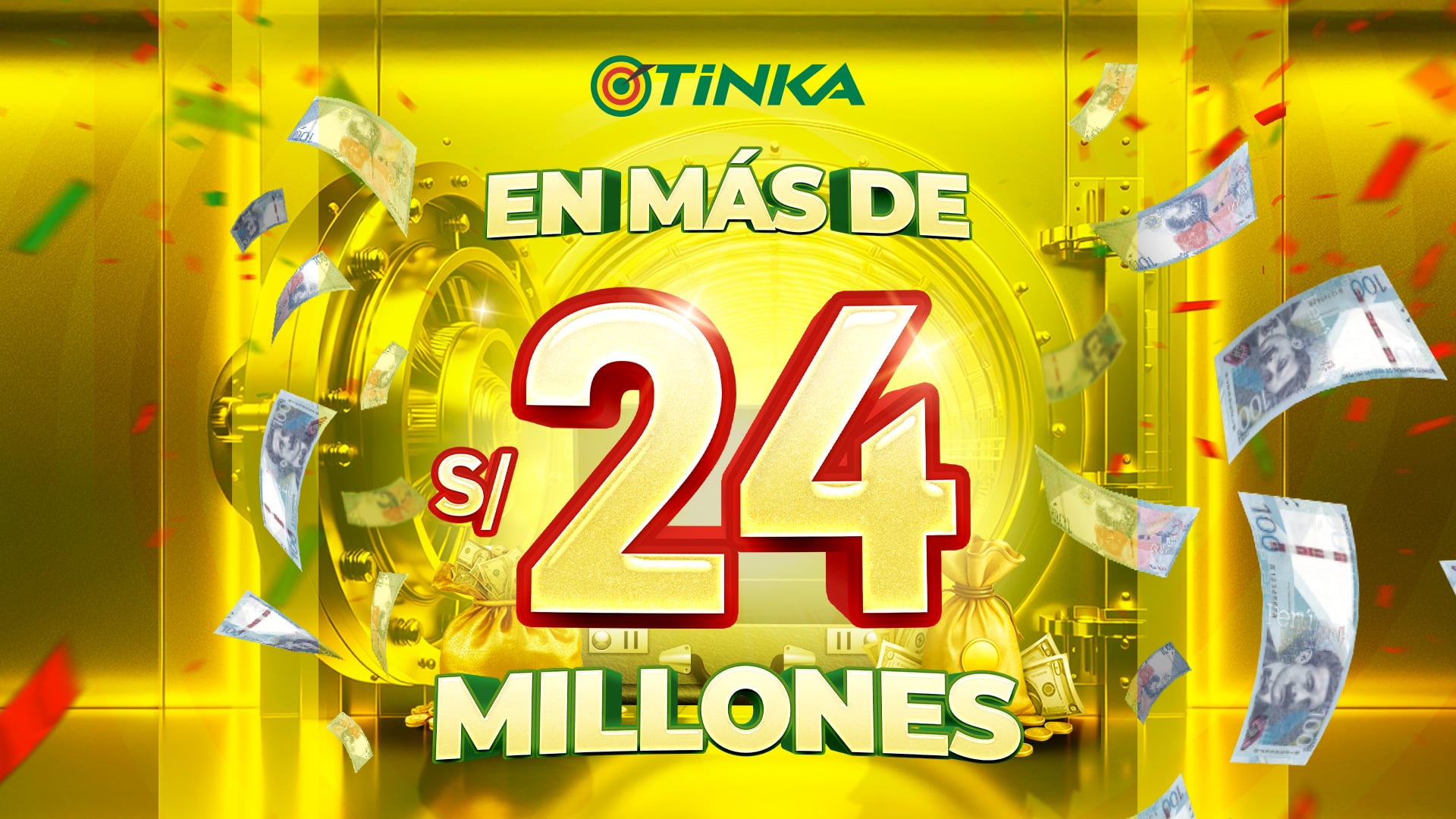 Pozo millonario de La Tinka supera los S/24 millones. (Tinka)