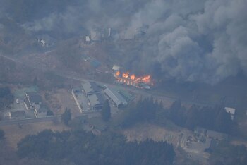 Una vista aérea muestra un