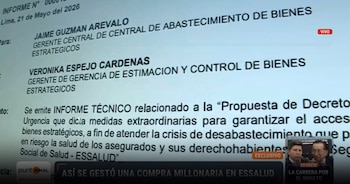 EsSalud habría realizado una compra millonaria de medicamentos en stock no crítico, mientras persisten cuestionamientos por falta de fármacos oncológicos. Captura: Latina.