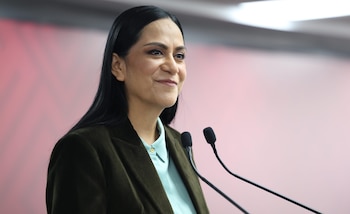 Ariadna Montiel defiende a morenistas de BC ante señalamientos de EEUU y acusa ayuda a la oposición. (Foto: Morena)