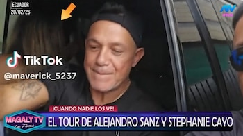 Alejandro Sanz y Stephanie Cayo: