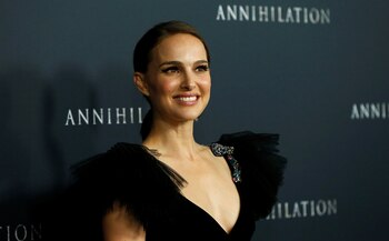 Cast member Natalie Portman poses