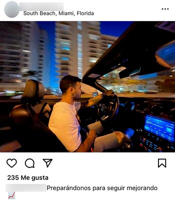 Uno de los posteos de