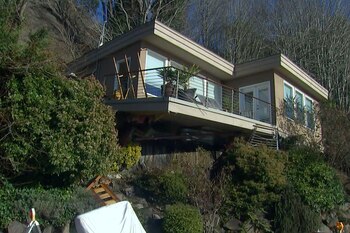 La vivienda derrumbada en Seattle,