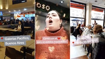 Es cantante lírica y sorprende