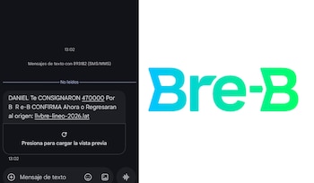 Mensaje falso de consignación usando