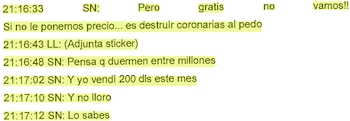 "Gratis no vamos, si no le pondemos precio es destuir coronarias al pedo", le decía el cardiólogo a Luque