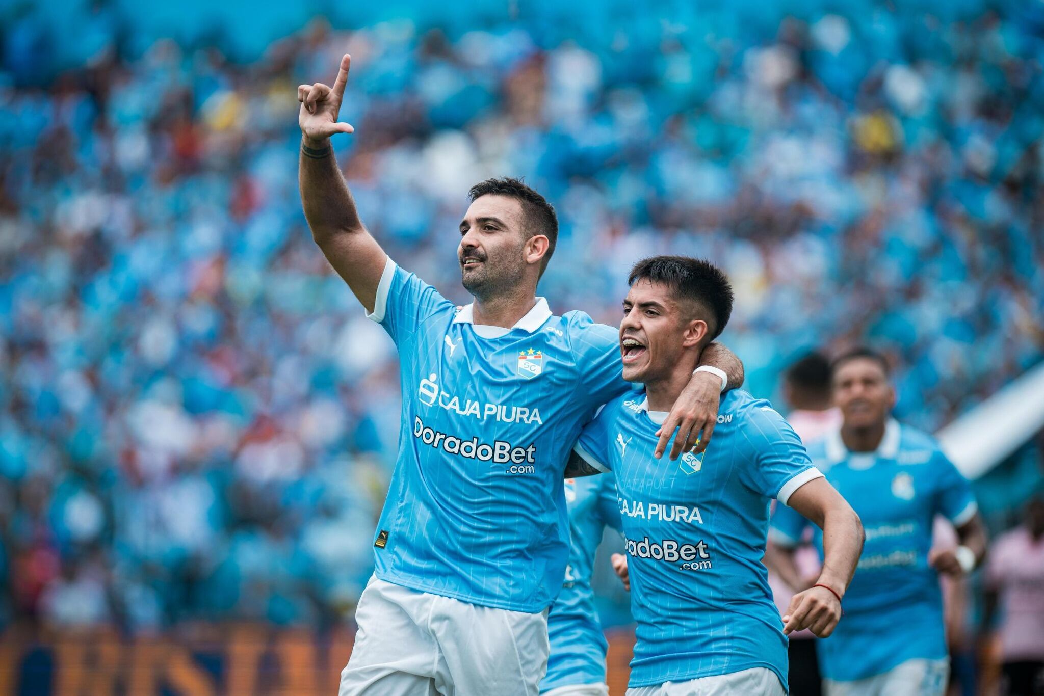 Martín Cauteruccio anotó un doblete con Sporting Cristal ante Sport Boys. - créditos: Sporting Cristal