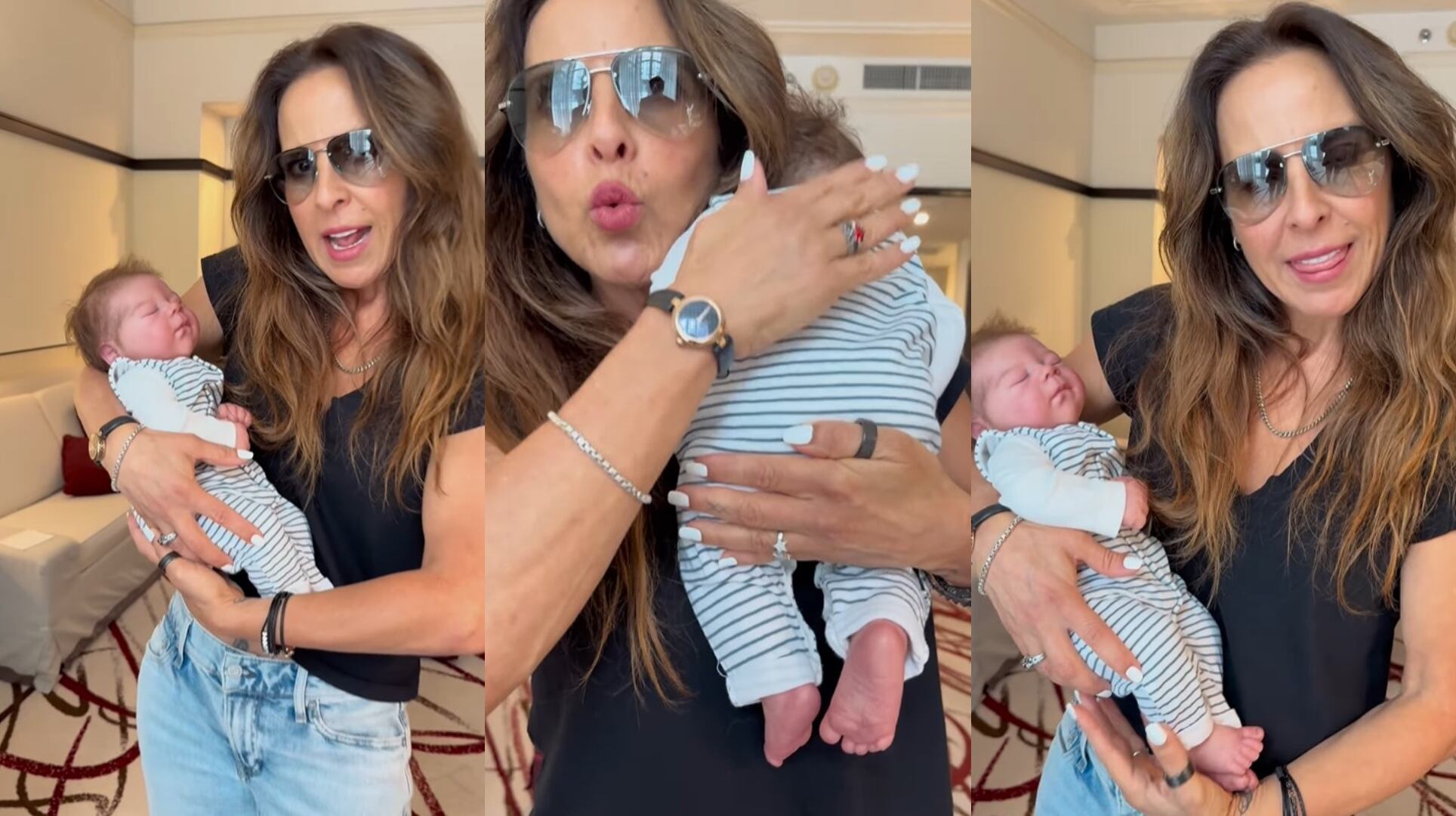 Kate del Castillo protagoniza un video viral donde aparece con un bebé hiperrealista diseñado por Patsy Reborn (IG)