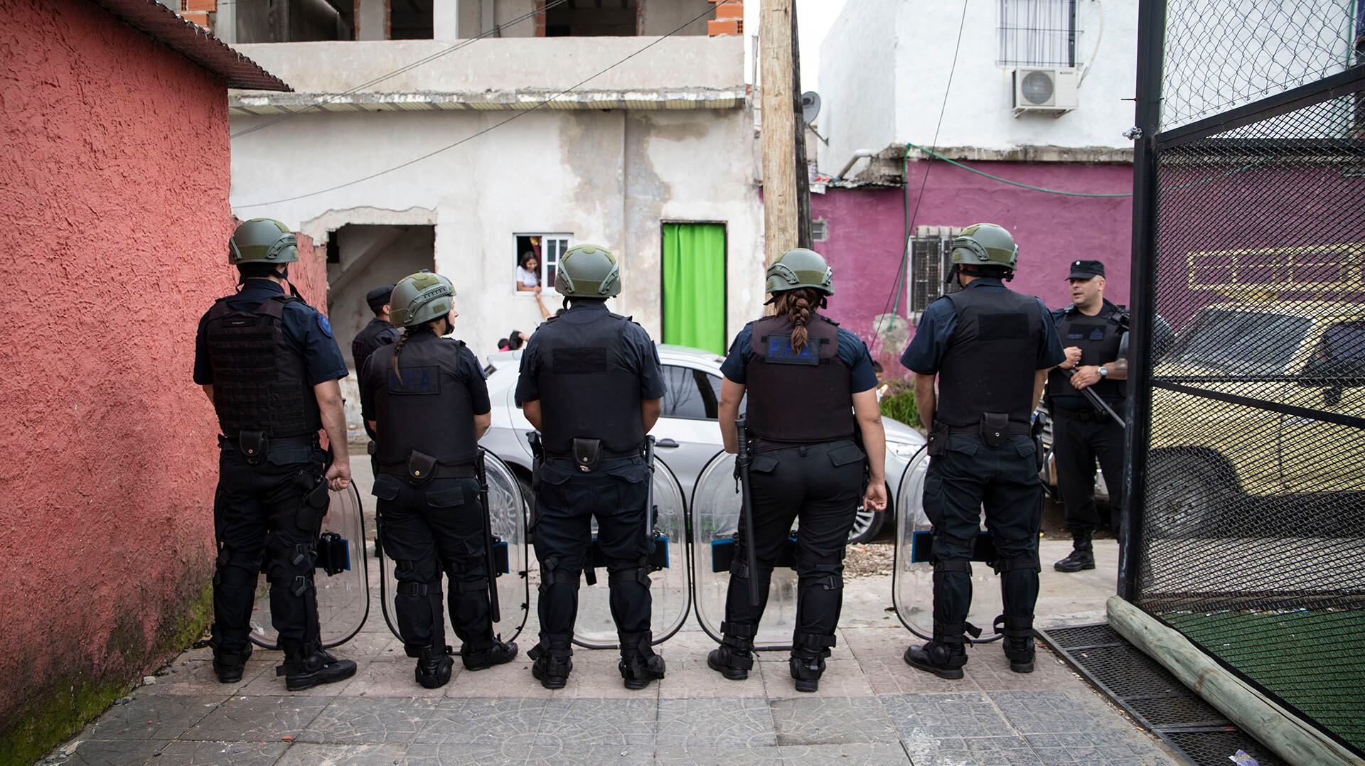 La PFA allanó la villa Zavaleta (imagen ilustrativa) (foto: Lihue Althabe)