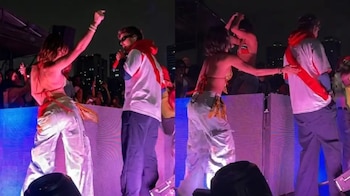 Korina Rivadeneira responde con humor tras ser ignorada en concierto de Rawayana en Lima.