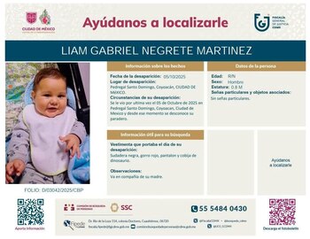 Andrea y Liam Negrete -México- 10 octubre