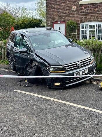 El estado de la camionera