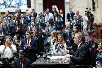 Manuel Adorni en el Congreso