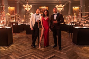 Dwayne Johnson, Ryan Reynolds y Gal Gadot protagonizan esta historia.