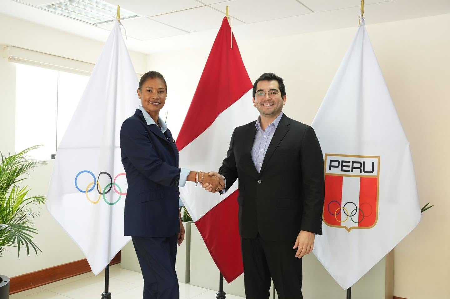 Cecilia Tait trabaja de la mano del Comité Olímpico Peruano de cara a Los Ángeles 2028. Crédito: FPV
