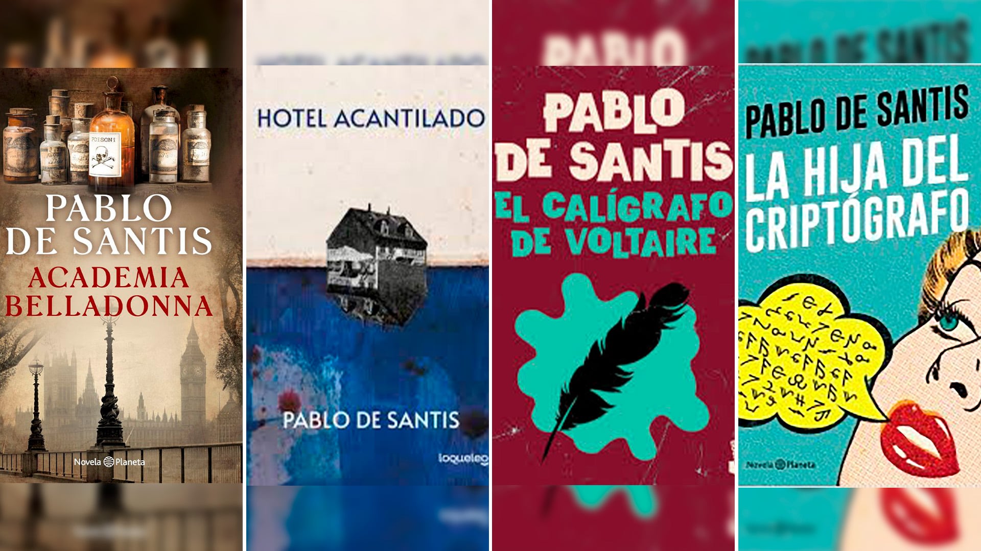 Algunas de las novelas de Pablo De Santis