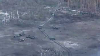 La emboscada ucraniana a las tropas rusas que muestra la feroz resistencia en Synkivka