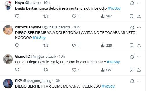 Diego Bertie de ‘Yo Soy’ fue eliminado y usuarios reaccionan inconformes: “Era idéntico”