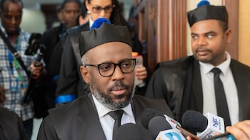 El procurador adjunto Wilson Camacho defiende la medida y pide condenas contra los imputados del caso SeNaSa (Foto cortesía Ministerio Público)