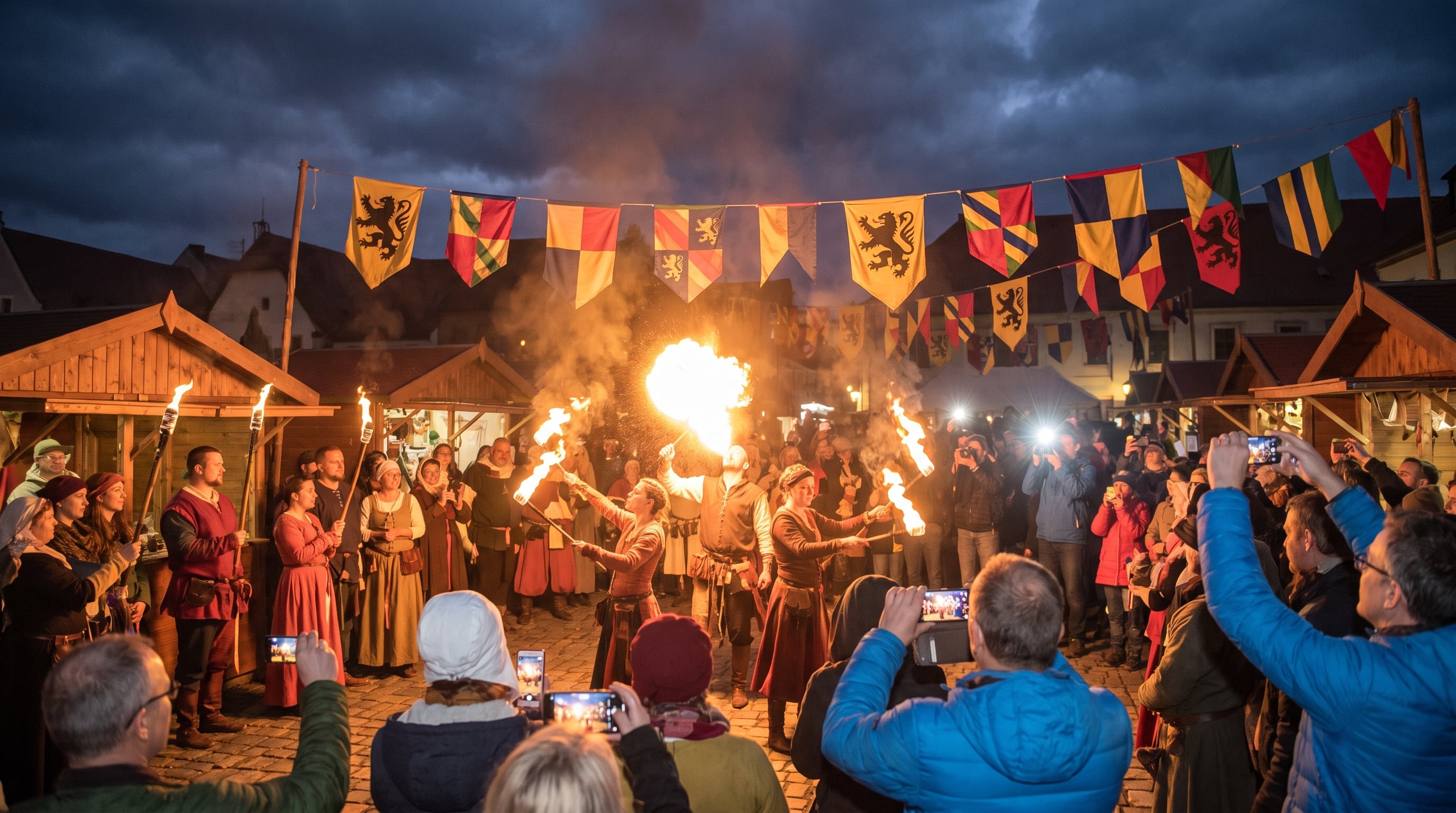 Los espectáculos de fuego se celebrarán en la plaza dedicada al Castillo de los Mendoza. (Imagen Ilustrativa Infobae)