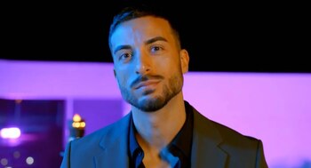 Borja González, en el reencuentro de 'La isla de las tentaciones'. (Mediaset)