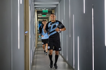 Bryan Reyna llegó al estadio