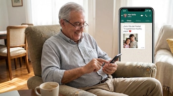 Adjuntar una foto juntos puede