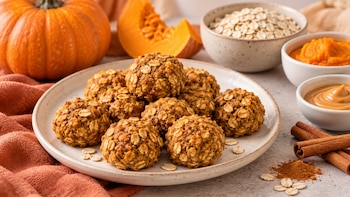 Bocaditos de avena y calabaza: cómo preparar esta receta fácil y saludable para el otoño