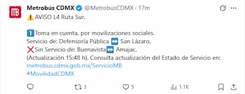 Línea 4 del Metrobús de