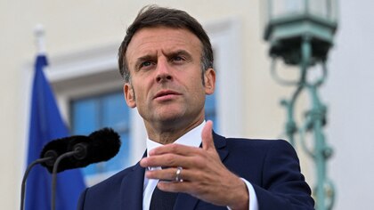 Emmanuel Macron apoyó la propuesta de EEUU para un alto el fuego en Gaza