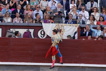 El rey Felipe VI en la Corrida de la Prensa en Las Ventas (EFE)
