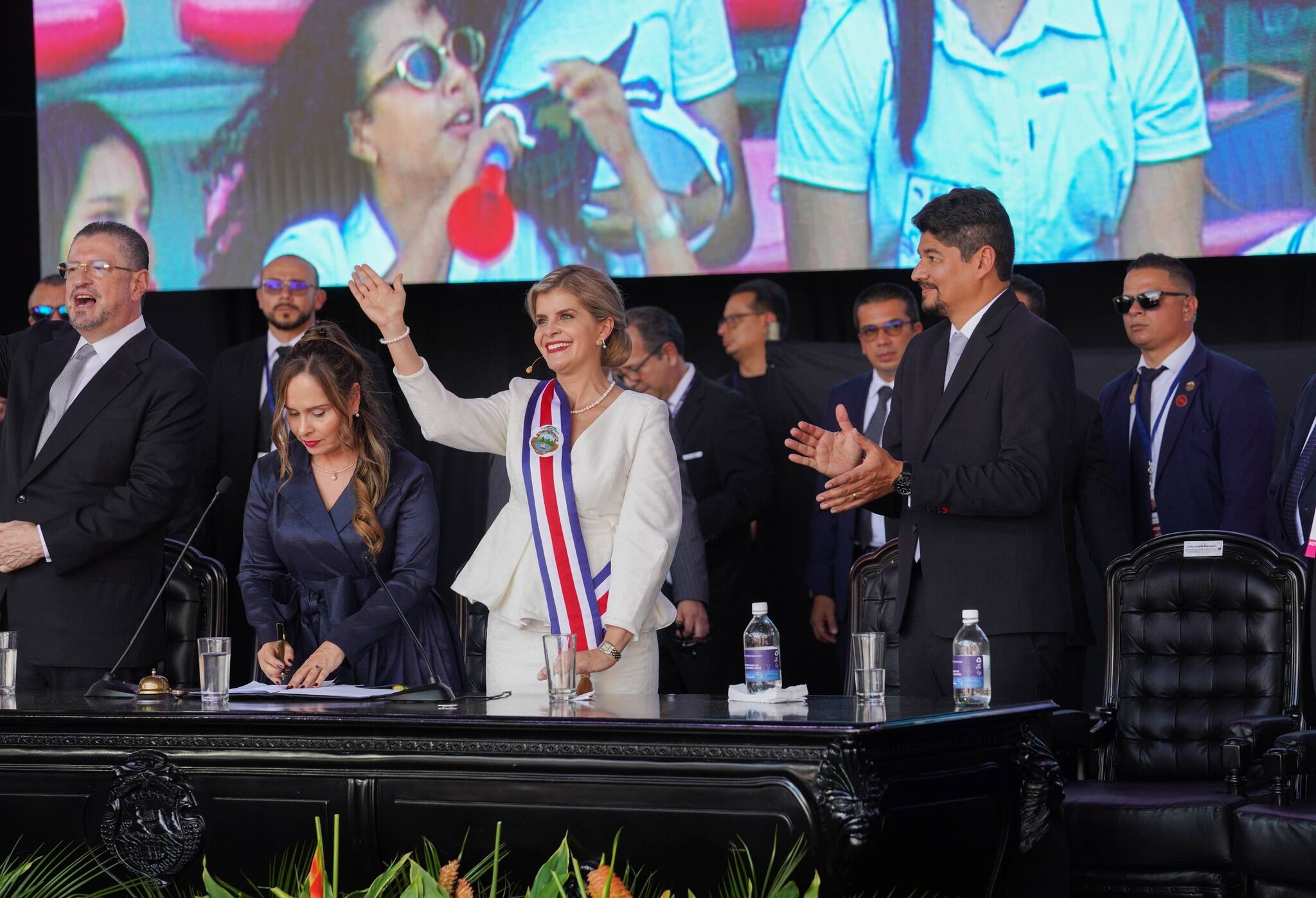 El presidente hondureño Nasry Asfura participó en los actos oficiales como parte de la agenda diplomática impulsada por el Gobierno de Honduras. (Cortesía: )