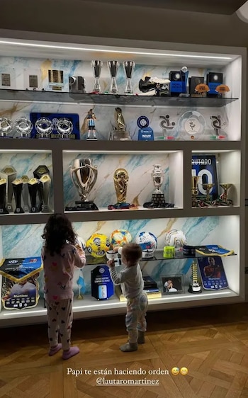 Los hijos de Lautaro junto