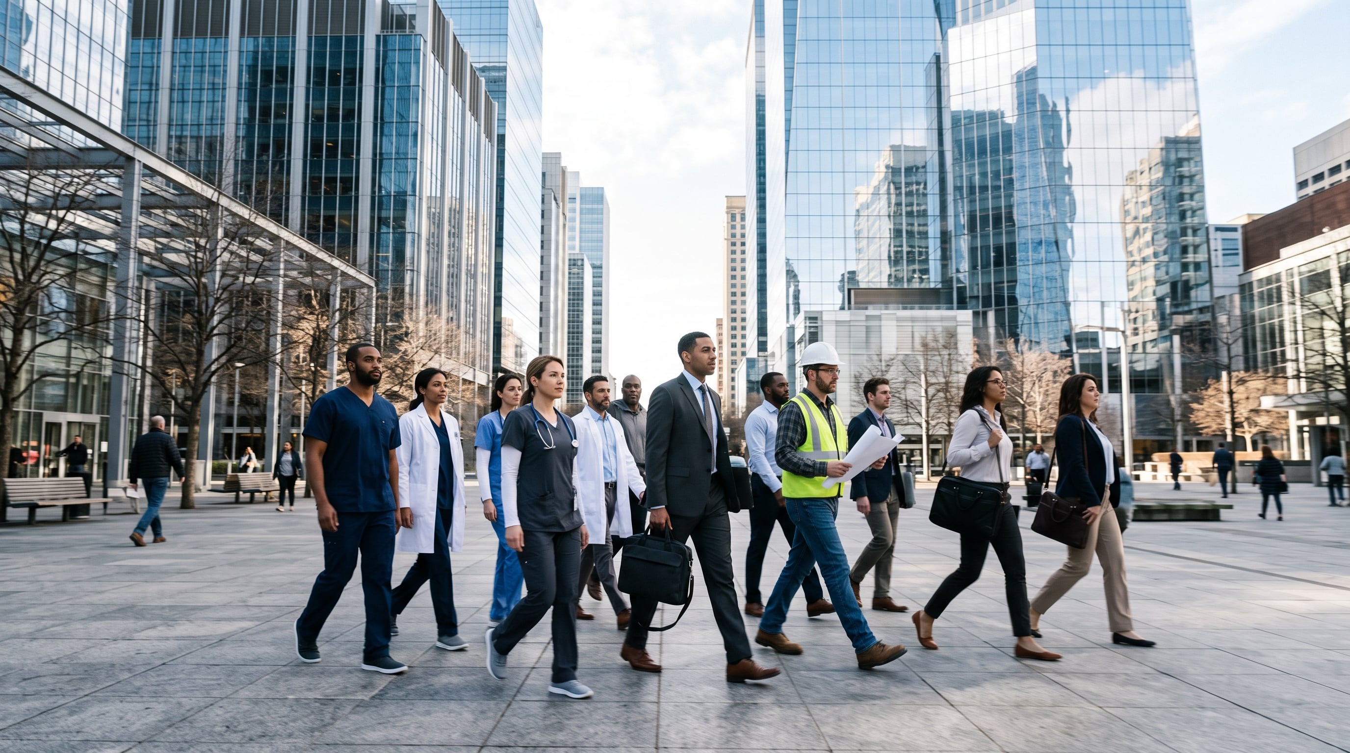 La Oficina de Estadísticas Laborales proyectó que el empleo total en Estados Unidos crecerá de 170,3 millones a 176,2 millones de puestos entre 2025 y 2035 (Imagen Ilustrativa Infobae)