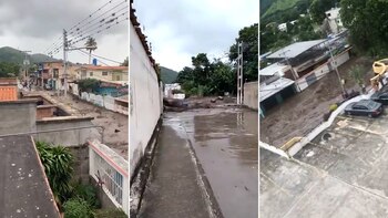 Venezuela: desbordó el río El Limón y provocó pánico entre los vecinos de Aragua