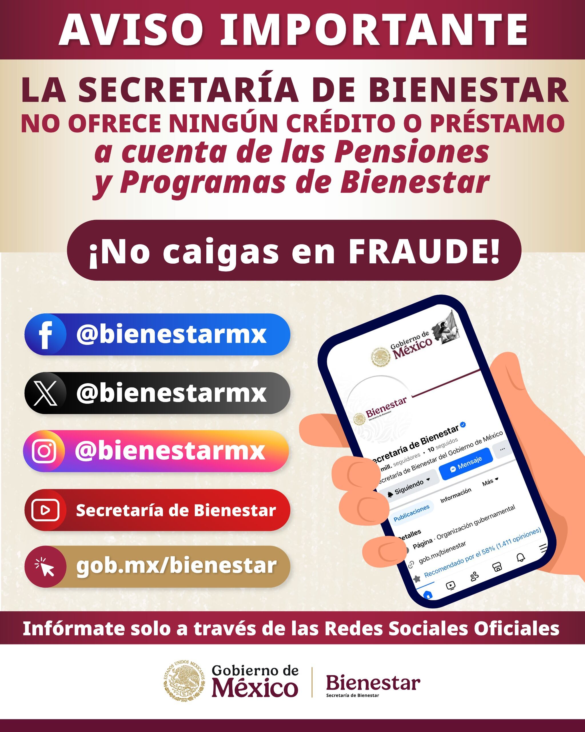 Programas para el Bienestar. Foto: Secretaría del Bienestar