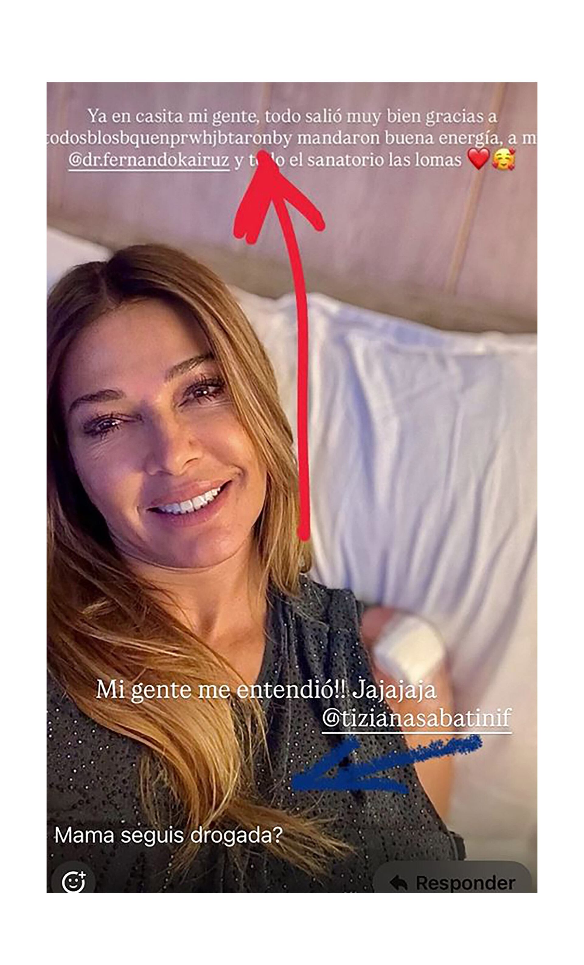 La respuesta de su hija y el comentario final de la actriz con mucho humor