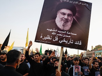 Hassan Nasrallah, jefe del grupo terrorista Hebzollah, murió en un bombardeo israelí en Beirut (REUTERS/Thaier al-Sudani)